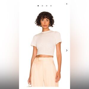 Lovers & Friends Frank Bustier Top in Taupe (Size Medium)